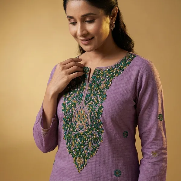 Purple_Cotton_Premium_And_Elegant__Kurta_With_Dupatta__For_Women
