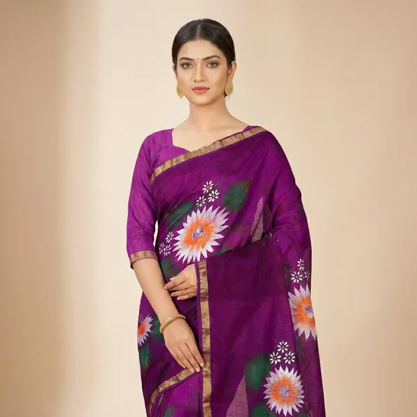 Purple_Georgette_Premium_And_Elegant_Saree_For_Women
