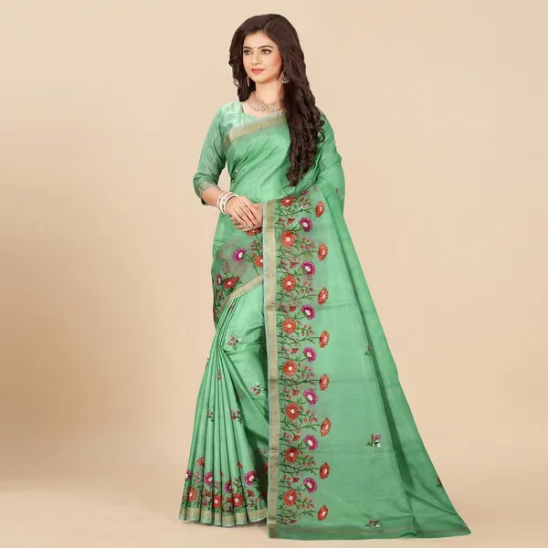 Green_Silk_Premium_And_Elegant_Saree_For_Women