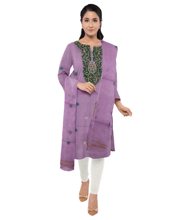 Purple_Cotton_Premium_And_Elegant__Kurta_With_Dupatta__For_Women