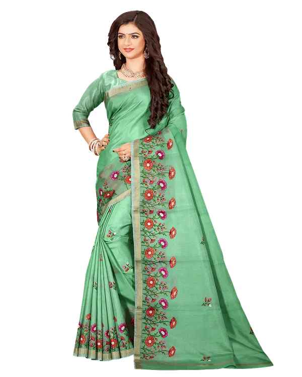 Green_Silk_Premium_And_Elegant_Saree_For_Women