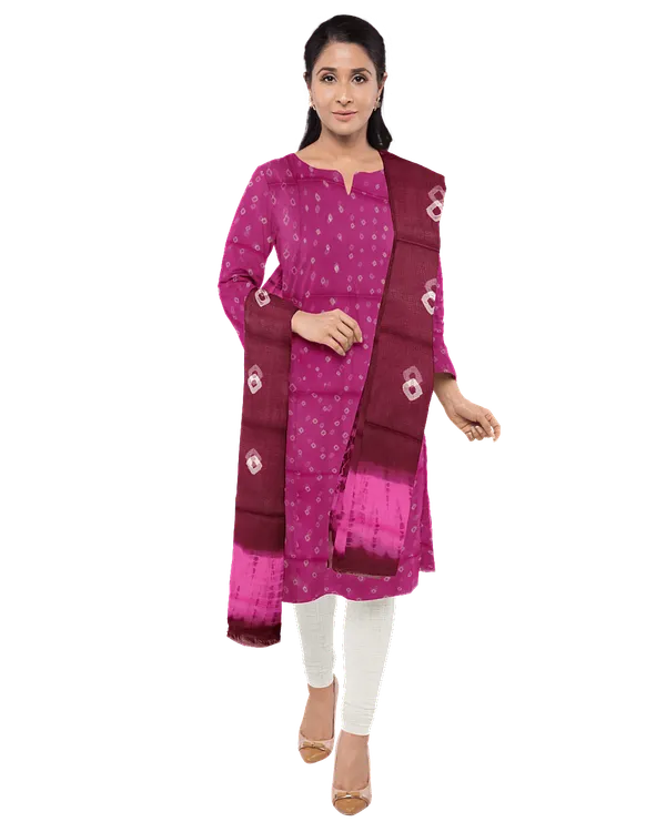 Pink_And_Maroon_Cotton_Premium_And_Elegant_Kurta_With_Dupatta_For_Women