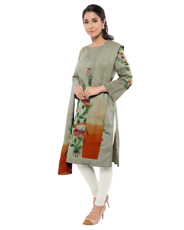 Multicolor_Cotton_Premium_And_Elegant_Kurta_With_Dupatta_For_Women