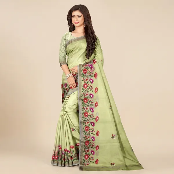 Green_Synthetic_Premium_And_Elegant_Saree_For_Women