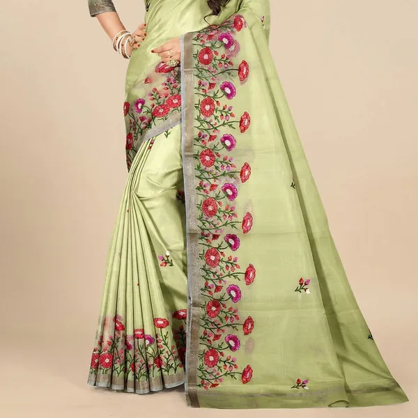 Green_Synthetic_Premium_And_Elegant_Saree_For_Women