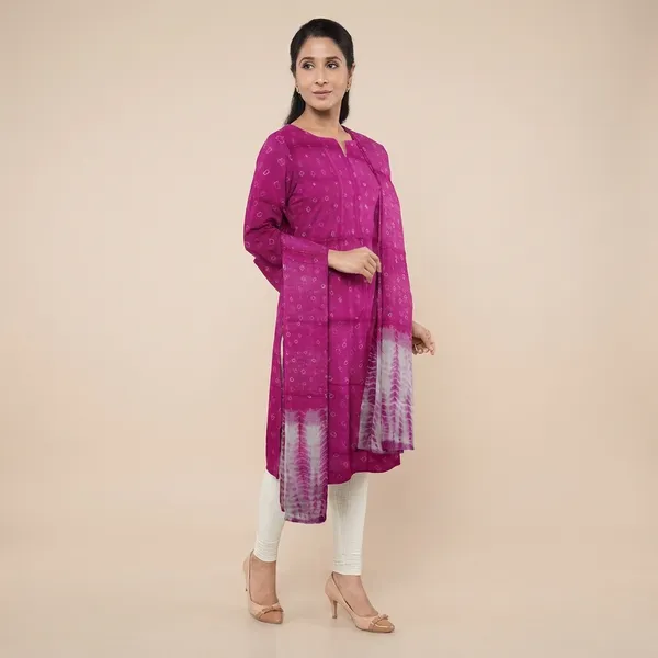 Magenta_Cotton_Blend_Premium_And_Elegant_Kurta_With_Dupatta_For_Women