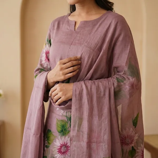 Mauve_Pink_Cotton_Premium_And_Elegant_Kurta_With_Dupatta_For_Women