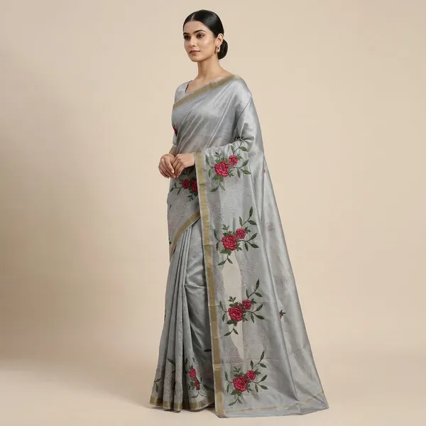 Grey_Synthetic_Premium_And_Elegant_Saree_For_Women