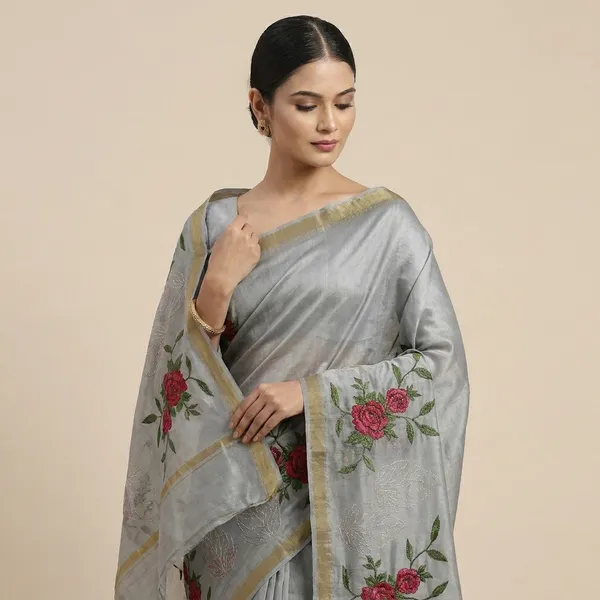Grey_Synthetic_Premium_And_Elegant_Saree_For_Women
