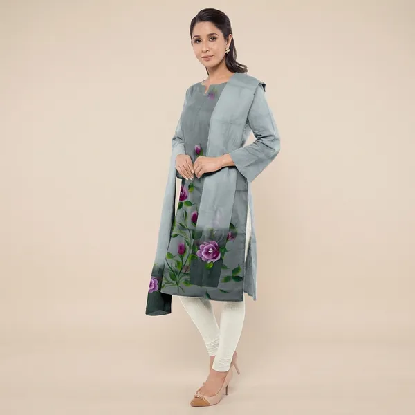 Grey_Synthetic_Premium_And_Elegant_Kurta_With_Dupatta_For_Women
