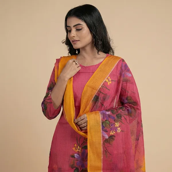 Pink_Cotton_Premium_And_Elegant_Kurta_Set_For_Women