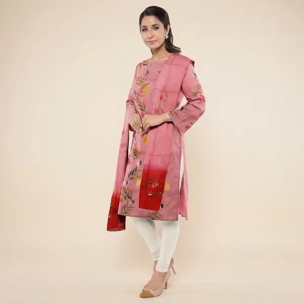 Pink_Cotton_Premium_And_Elegant_Kurta_With_Dupatta_For_Women