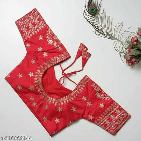 Red_Embroidered_Blouse_With_Tassel_Tie-Up_Back