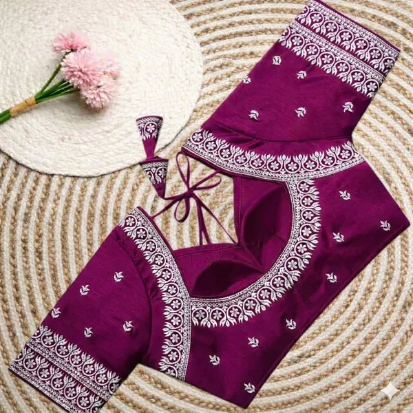 Purple_Embroidered_Blouse_Piece_-_Traditional_Indian_Ethnic_Wear