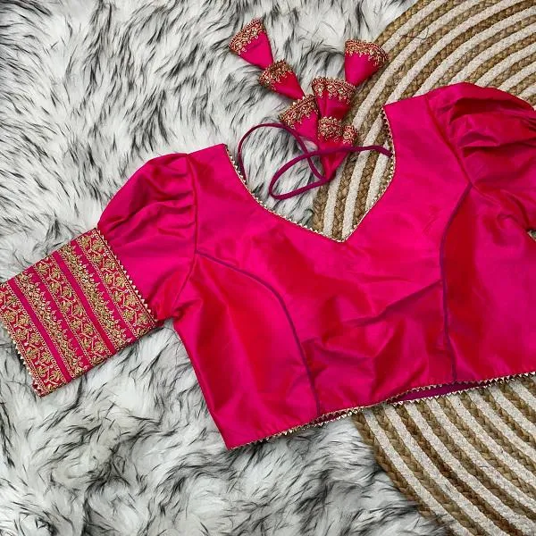 Pink_Embroidered_Blouse_With_Tassel_Details