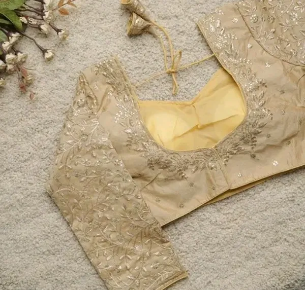 Beige_Embroidered_Blouse_With_Delicate_Floral_Zari_Work