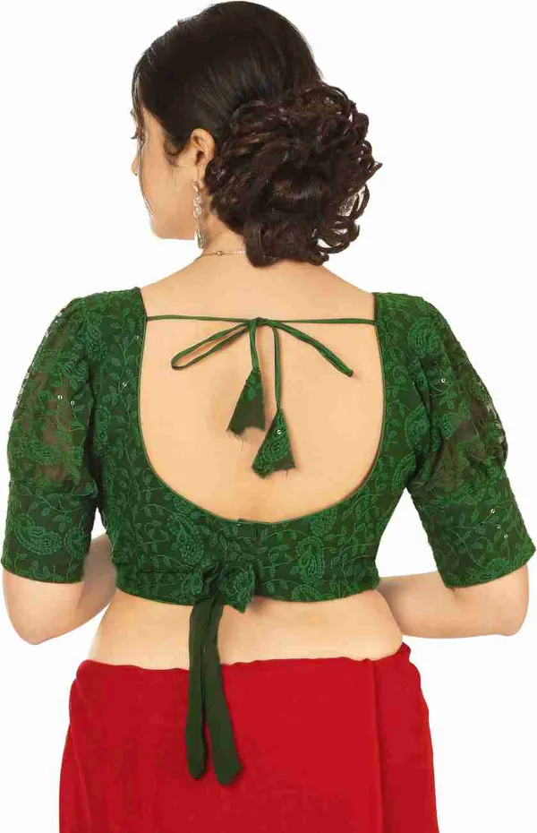 Green_Embroidered_Lace_Blouse_With_Scalloped_Neckline_And_Back_Tie