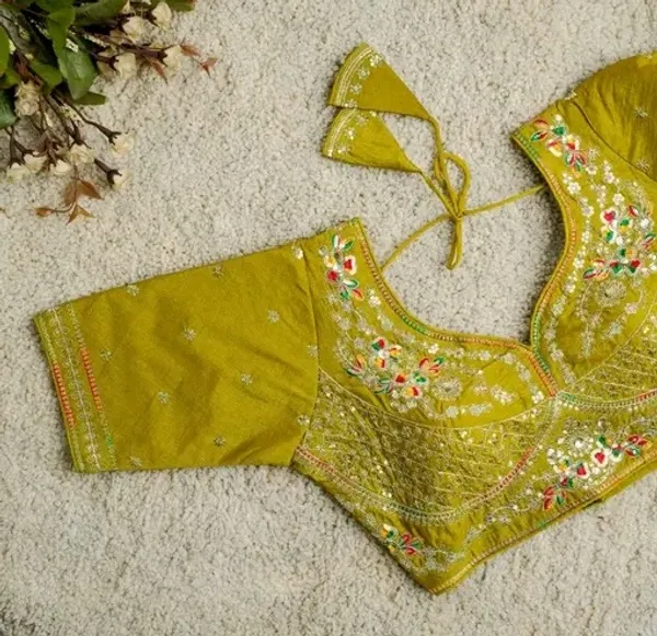 Olive_Green_Embroidered_Blouse_With_Floral_Detailing