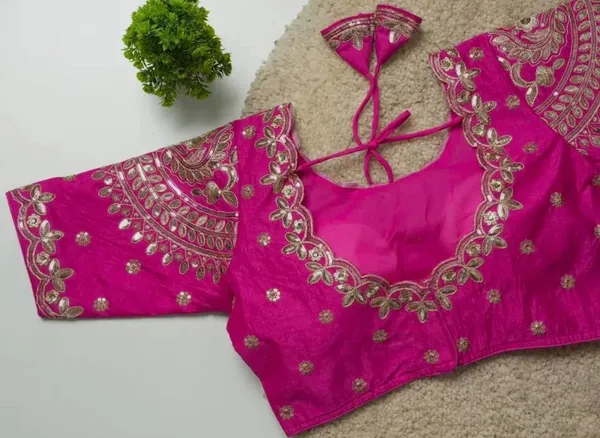 Pink_Embroidered_Blouse_With_Floral_Work_And_Tie-Up_Back