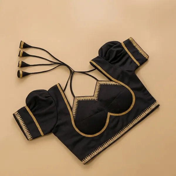Black_Designer_Blouse_With_Golden_Embroidered_Trim