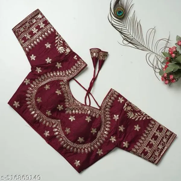 Maroon_Embroidered_Blouse_With_Intricate_Zari_Work