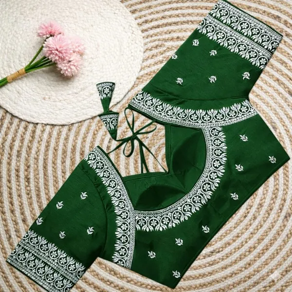 Green_Embroidered_Blouse_Piece_-_Traditional_Indian_Ethnic_Wear