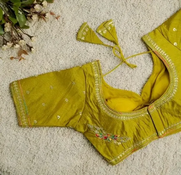 Olive_Green_Embroidered_Blouse_With_Floral_Detailing