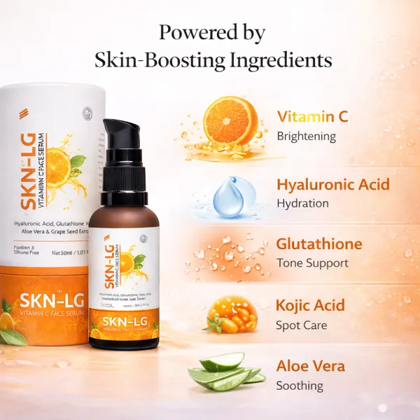 Skn-Lg_Vitamin_C_Face_Serum_And_Skn-Cq10_Vitamin_C_&_Coenzyme_Q10_Skin_Boosting_Serum_-_30Ml_+30Ml_Pack_Of_2
