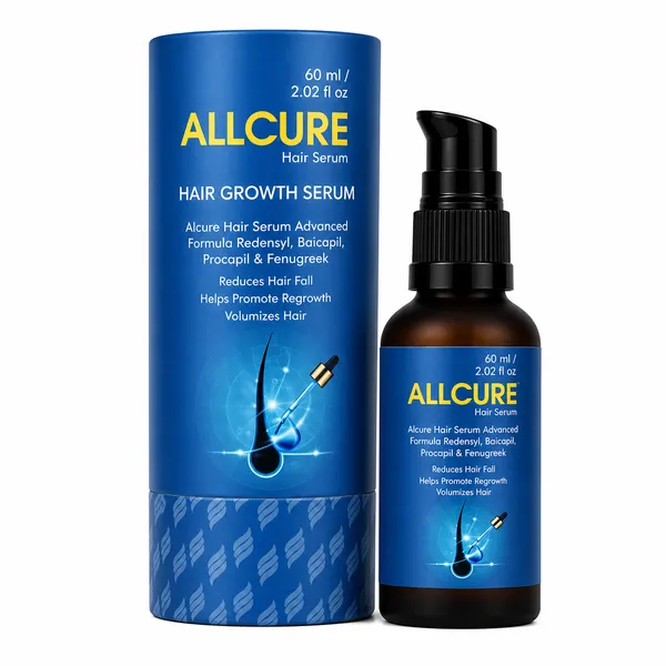 Allcure_Hair_Growth_Serum_-_Advanced_Formula_With_Redensyl,_Baicapil_&_Procapil_(60Ml)
