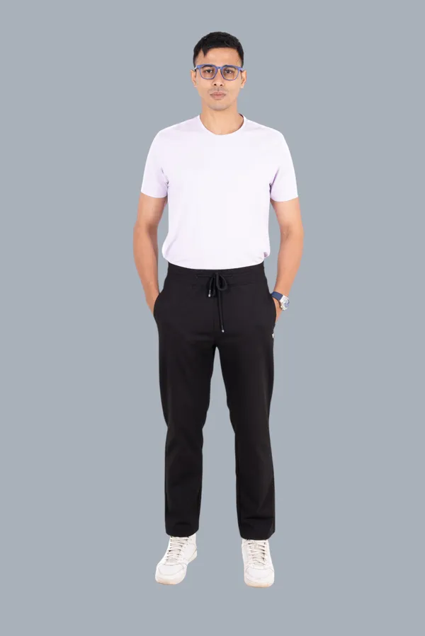 Black_Polyester_Elastane_Track_Pants_For_Men
