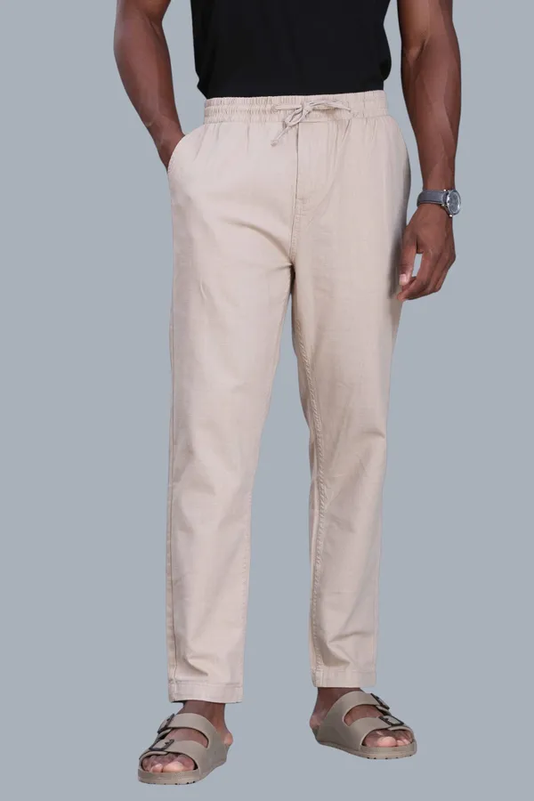 Khaki_Cotton_Relaxed_Fit_Pajama_For_Men