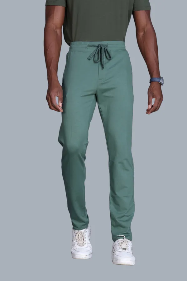 Green_Cotton_Stretch_Track_Pants_For_Men