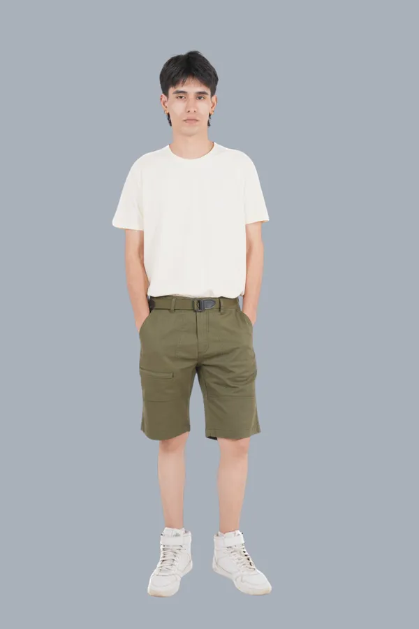 Olive_Premium_Cotton_Shorts_For_Men