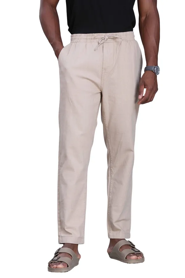 Khaki_Cotton_Relaxed_Fit_Pajama_For_Men