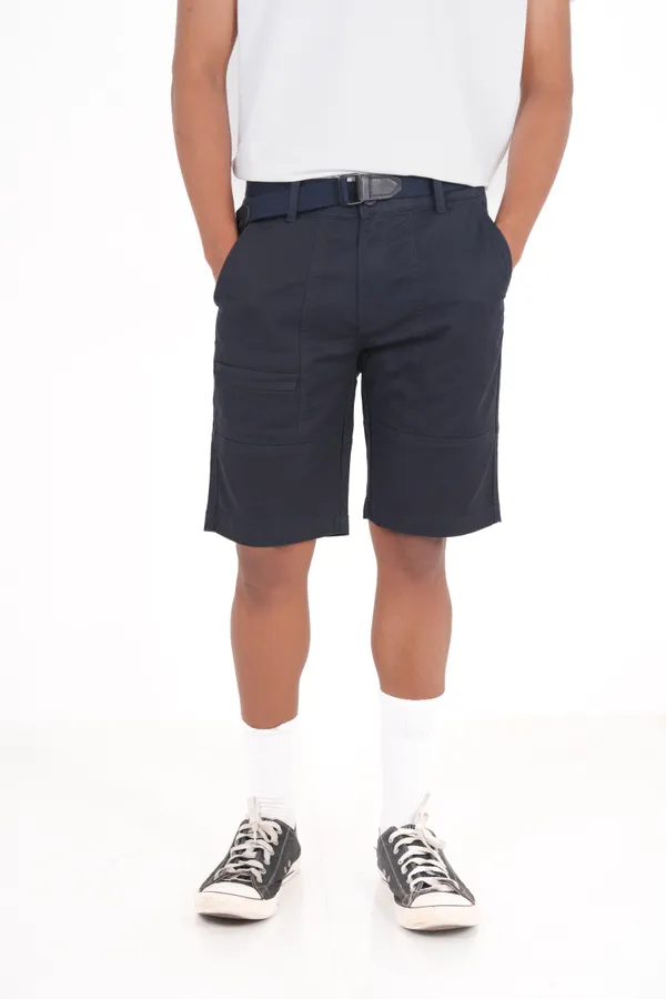 Navy_Blue_Premium_Cotton_Shorts_For_Men