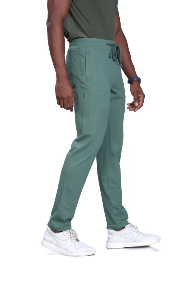 Green_Cotton_Stretch_Track_Pants_For_Men