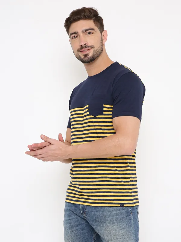 YELLOW_HORIZON_STRIPPED_TEE
