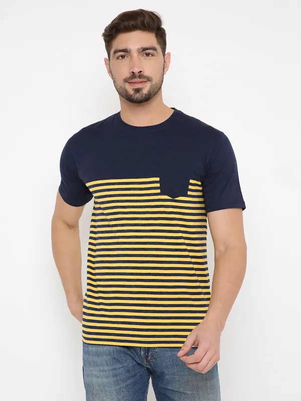 YELLOW_HORIZON_STRIPPED_TEE