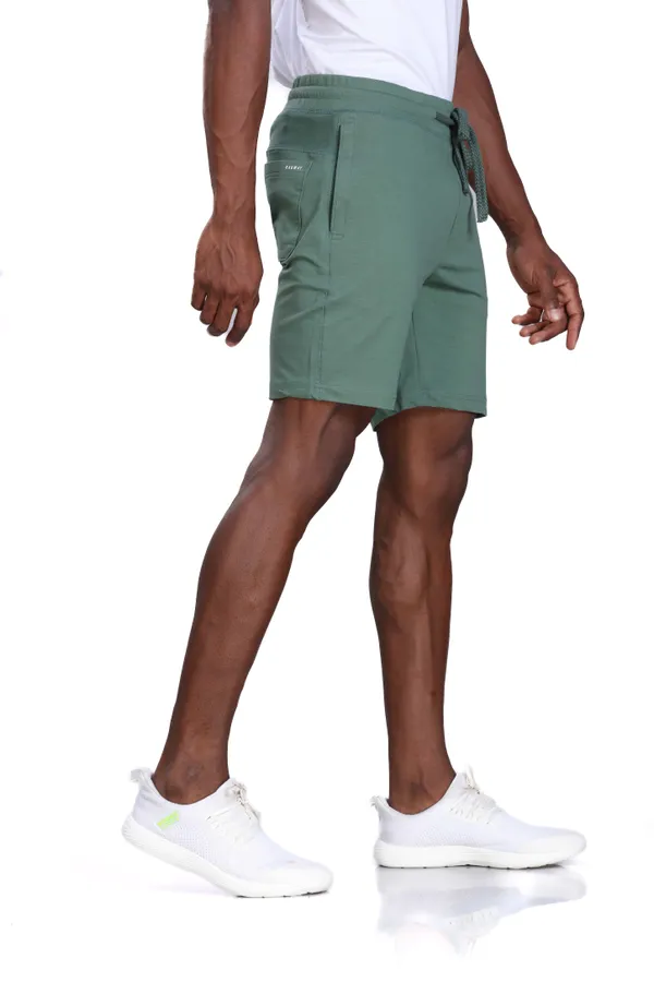 Green_Premium_Cotton_Stretch_Shorts_For_Men