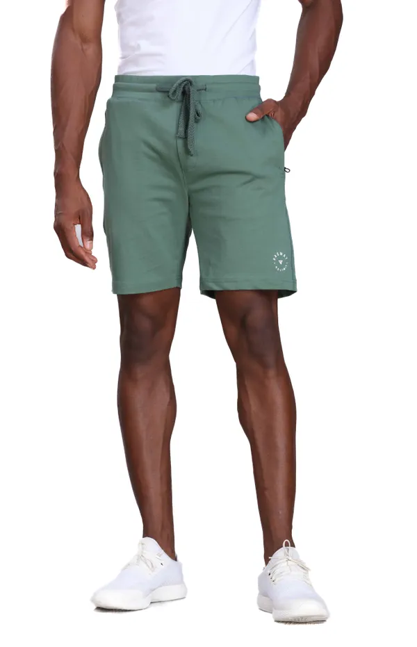Green_Premium_Cotton_Stretch_Shorts_For_Men