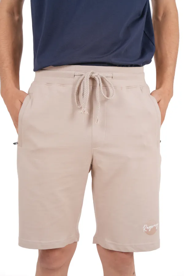 Beige_Premium_Cotton_Stretch_Shorts_For_Men