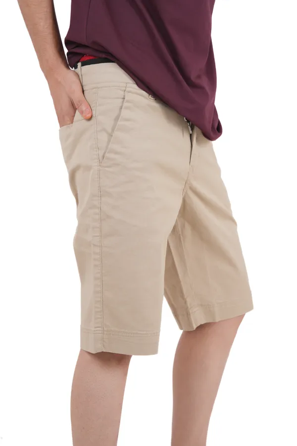 Khaki_Premium_Cotton_Street_Shorts_For_Men