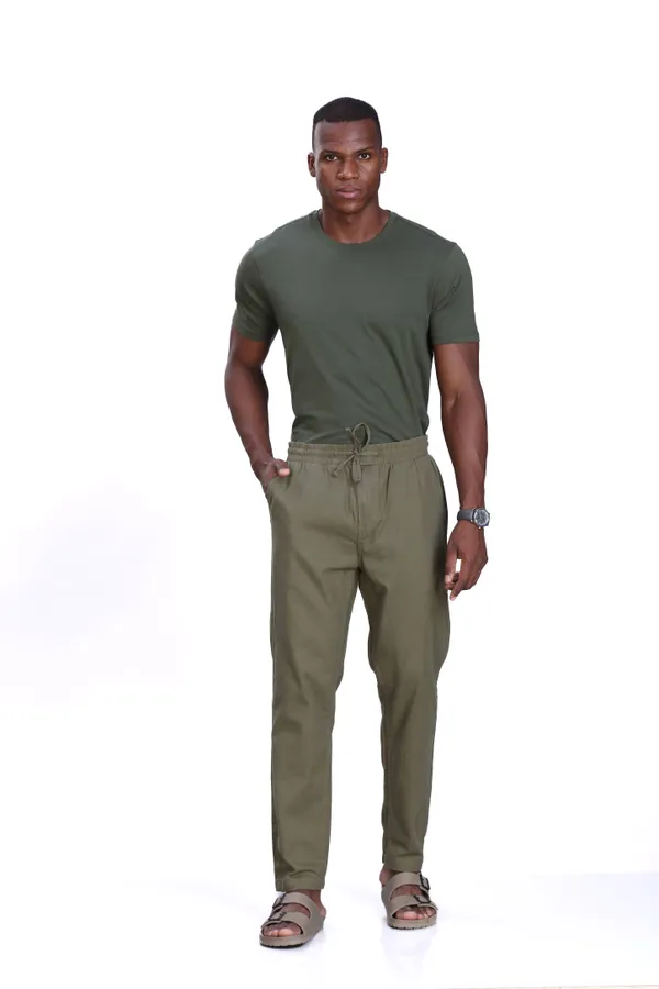 Olive_Cotton_Relaxed_Fit_Pajama_For_Men