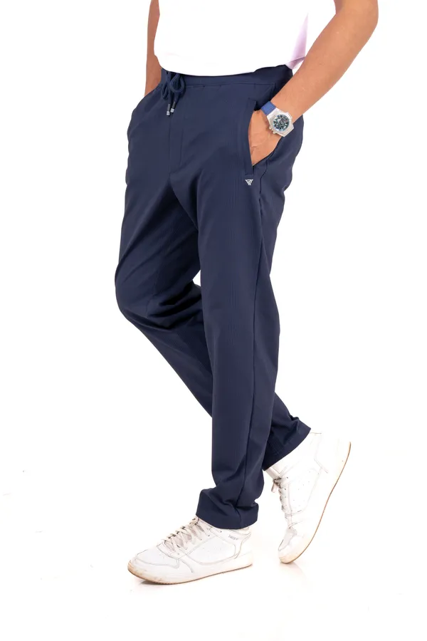 Navy_Polyester_Elastane_Track_Pants_For_Men