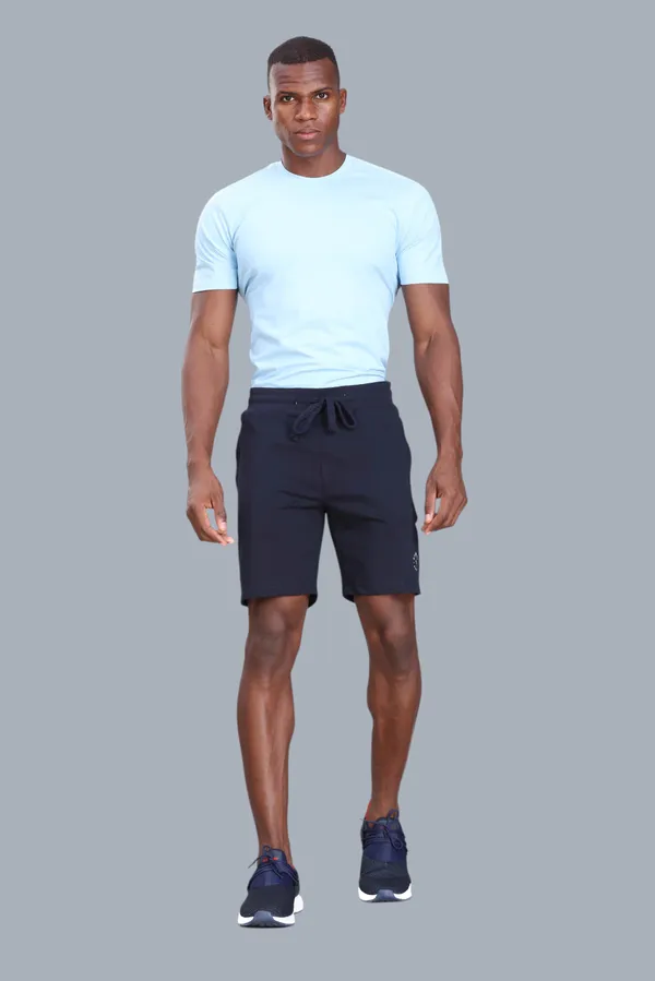Navy_Blue_Premium_Cotton_Stretch_Shorts_For_Men