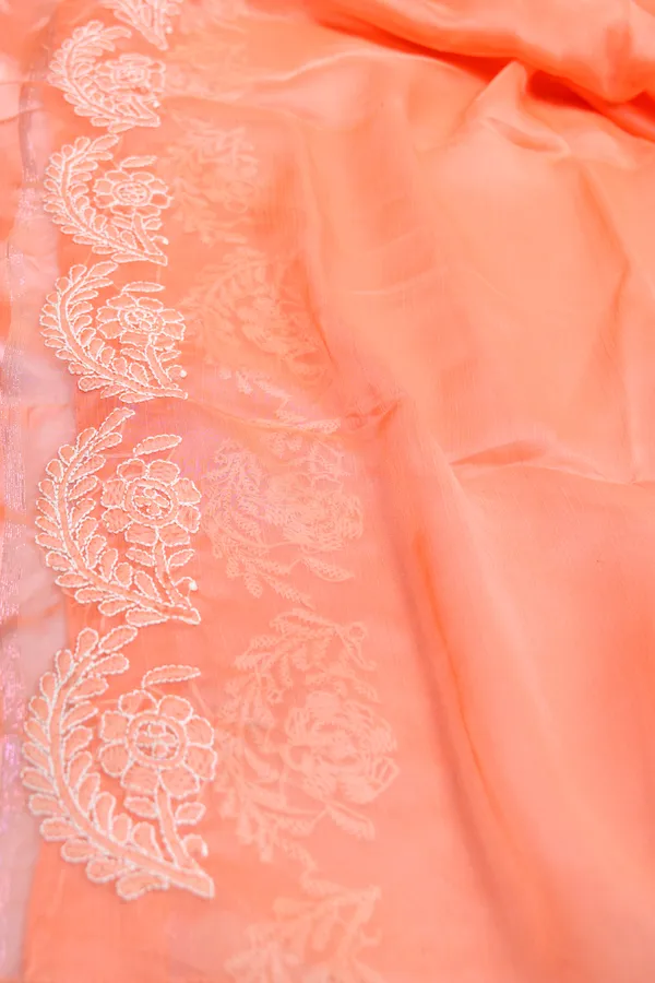 Orange_Georgette_Satin_border_Chikankari_Stole_|_Stoles_are_there_to_provide_the_sense_extra_elegance_in_your_styling