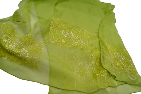 Georgette_Green_Paisley_Stole_|_Elegant_Lightweight_Women's_Stole