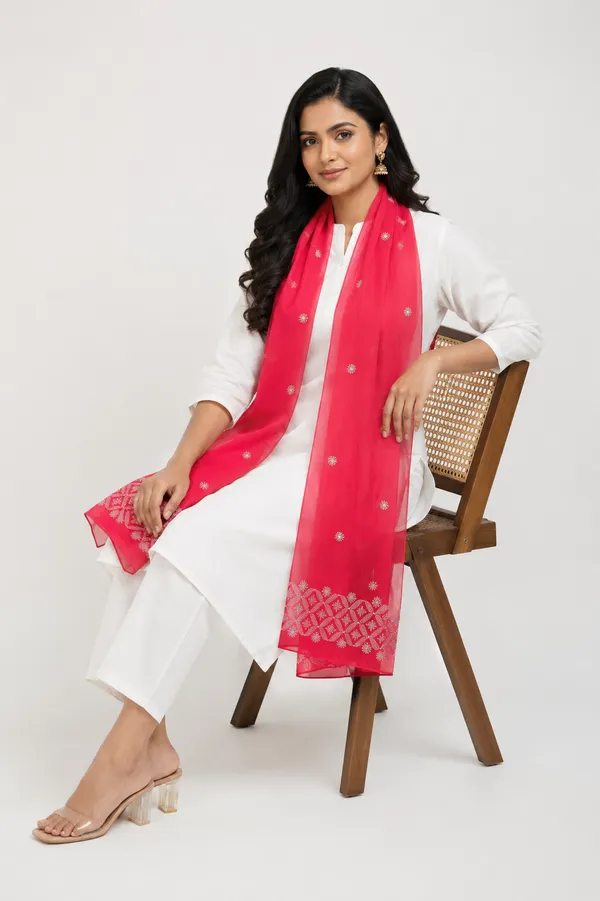 Fuschia_Red_Diamond_Pattern_Stole_|_Stoles_are_there_to_provide_the_sense_extra_elegance_in_your_styling