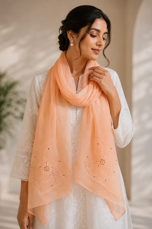 Organza_Peachy_Gold_Stole_|_Stoles_are_there_to_provide_the_sense_of_extra_elegance_in_your_styling.