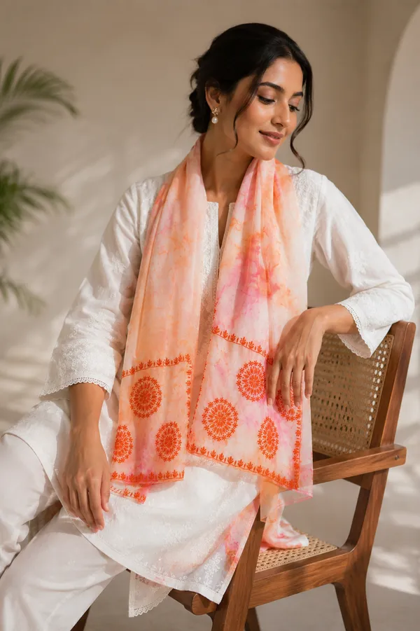 Organza_Tie-Dye_Orange_and_Pink_Stole_|_Stoles_are_there_to_provide_the_sense_of_extra_elegance_in_your_styling.